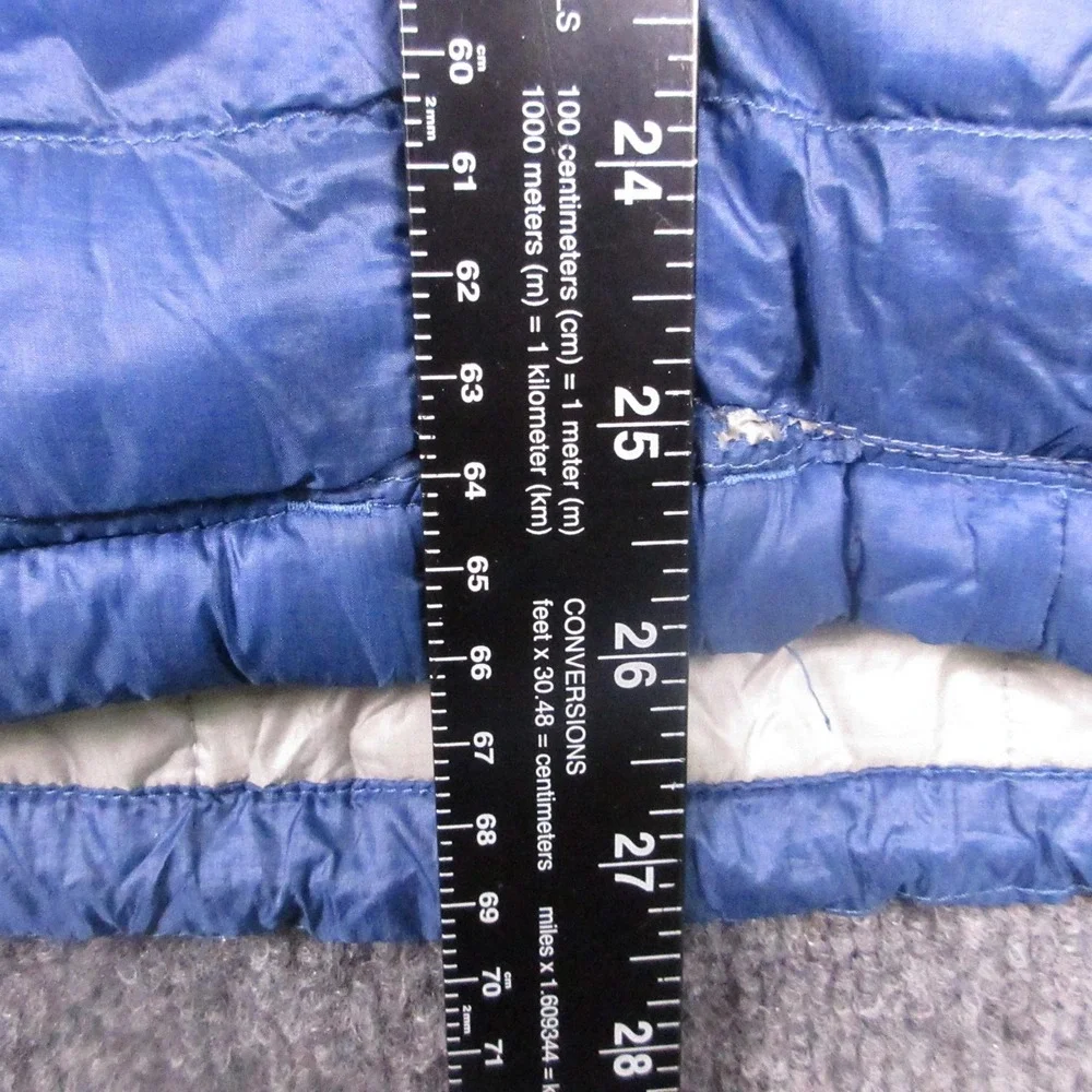 The North Face Jacket Mens Small Blue Thermoball Quilted Puffer Full Zip